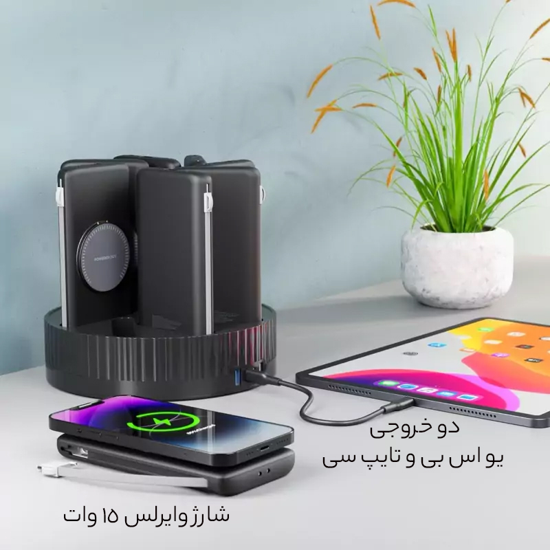 پاوراستیشن 8 در 1 پاورولوژی PPBCHA2681BK