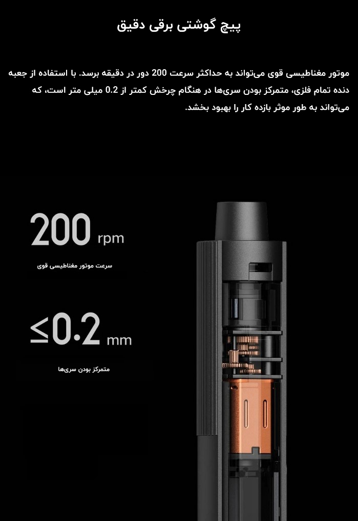 پیچ گوشتی شارژی 24 عددی میجیا MJDDLSD003QW