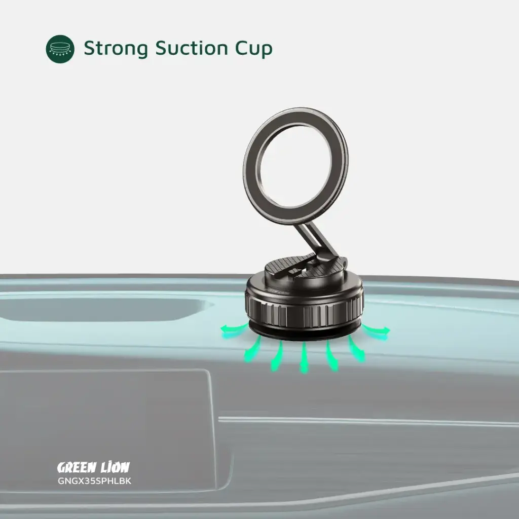 هولدر موبایل وکیومی مگ سیف گرین لاین مدل GX-35 SUCTION