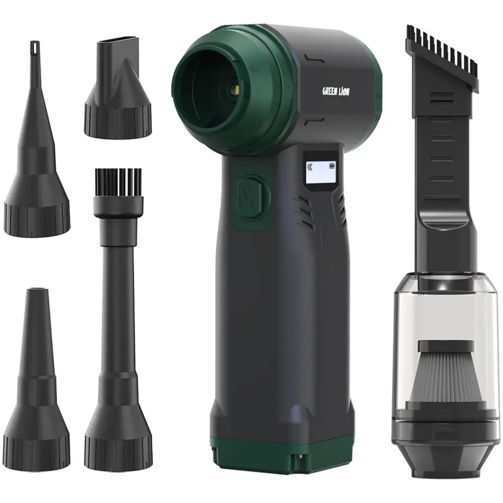 جت فن و جارو شارژی گرین لاین مدل Air Master Blower Vacuum Cleaner GB-306X