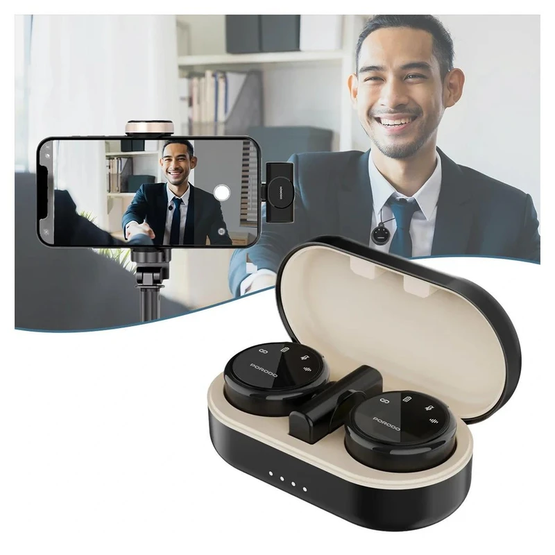 میکروفن بلاگری دوگانه پرودو مدل Professional Lavalier PD-WMDMIC