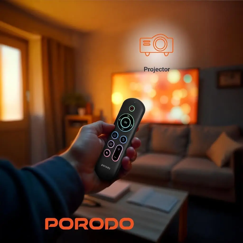 موس بی سیم و مینی کیبورد پرودو Porodo Air Remote Mouse PD-ARMKB