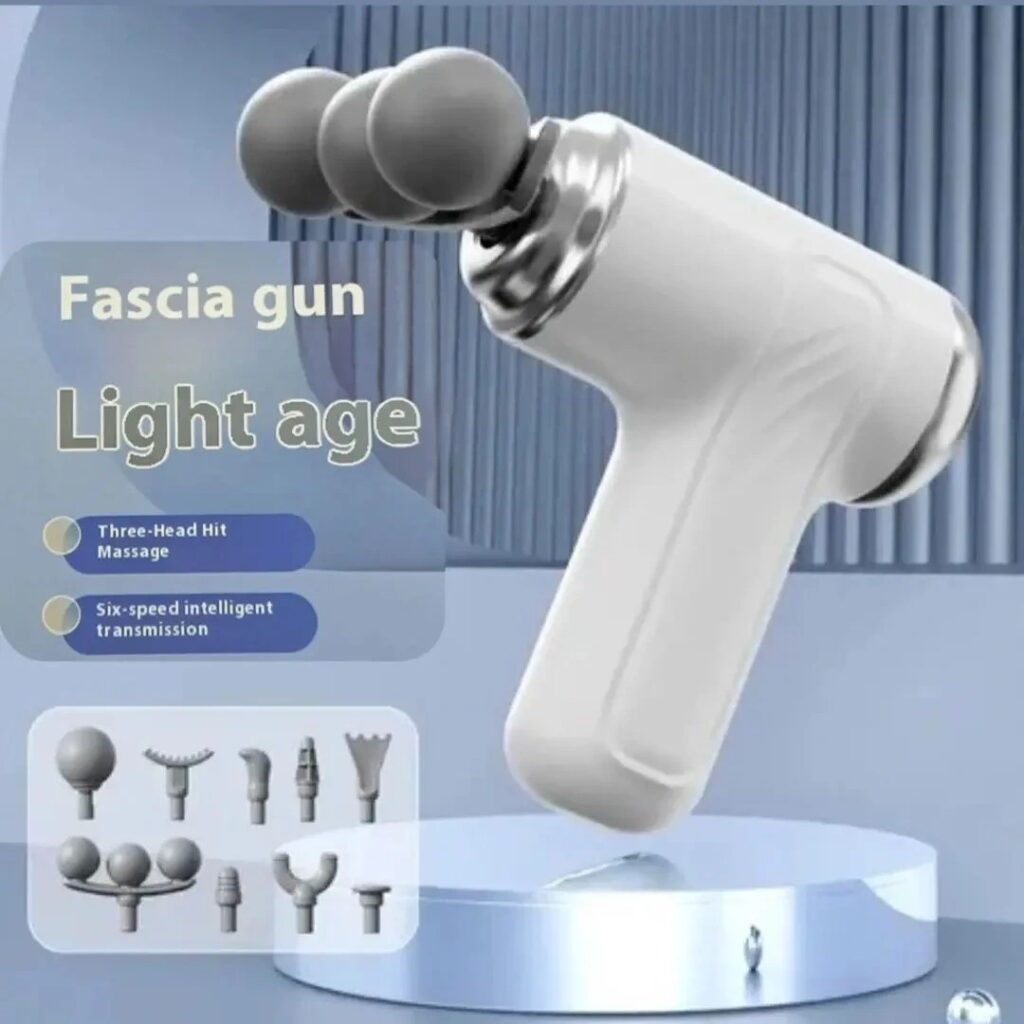 ماساژور تفنگی گیربکس هوشمند حرفه‌ای مدل Fascia Gun LM-130