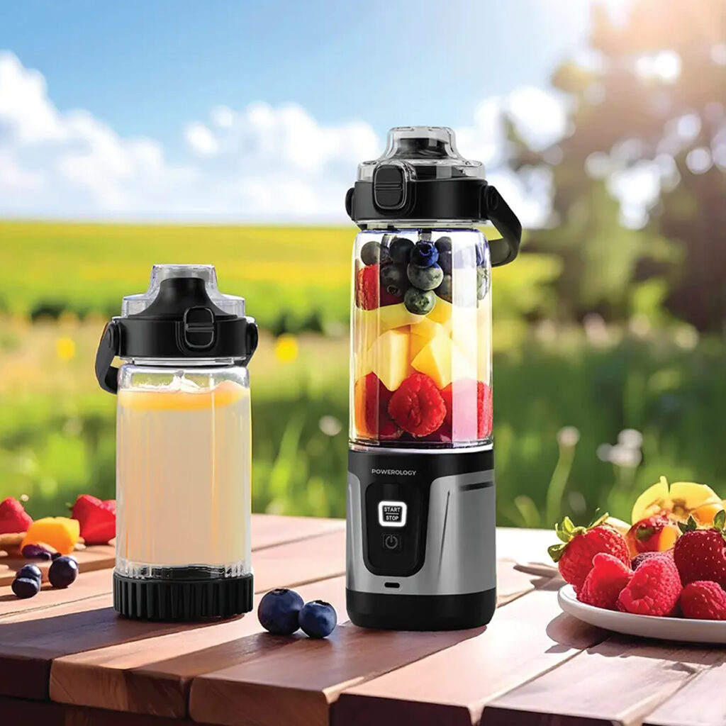 بلندر و مخلوط کن شارژی پاورولوژی مدل Powerology PWPB27 با تیغه دوتایی