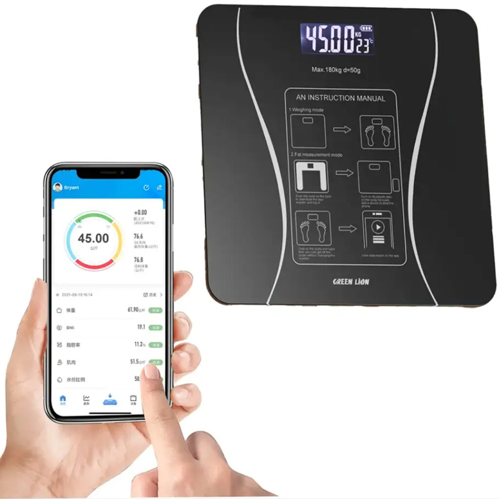 ترازو هوشمند گرین لاین مدل Green Lion Smart Body Scale Lite GWS-11