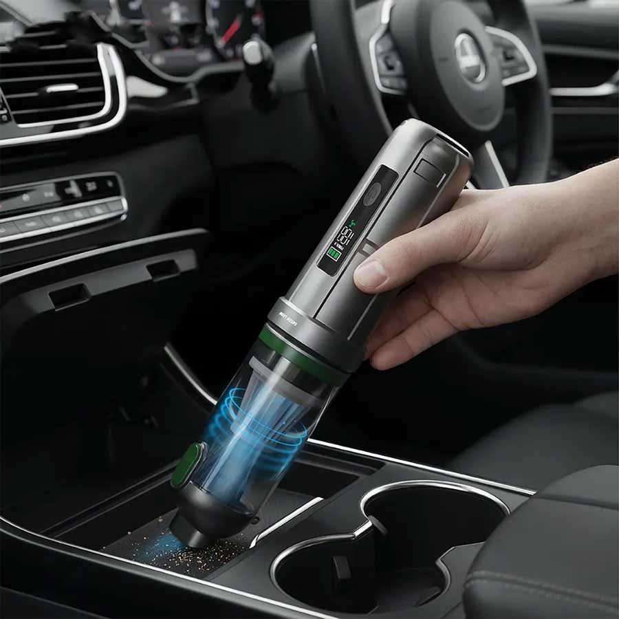 جارو شارژی و دمنده هوای 100 وات گرین لاین مدل Green Lion GLV-15 Vacuum Cleaner