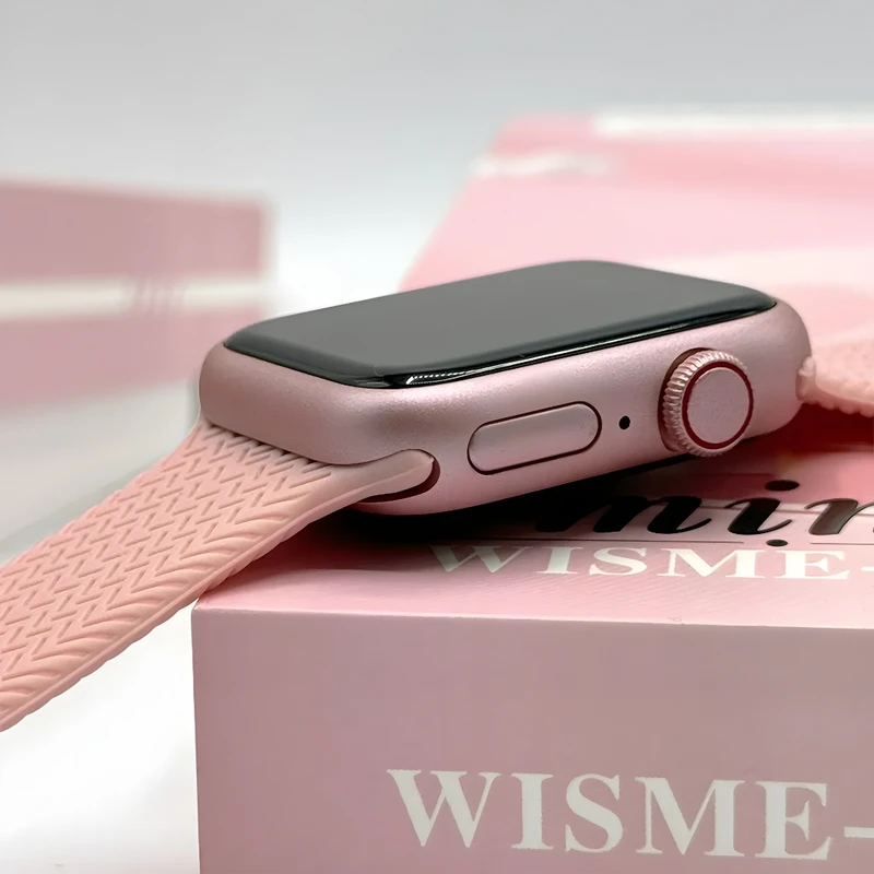 ساعت هوشمند ویسمی مدل WISME X33 MINI با با بند فلزی به همراه هدفون