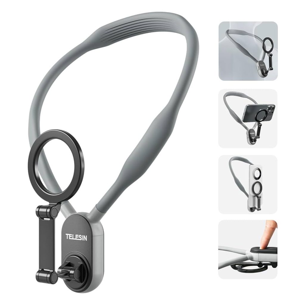 هولدر گردنی مگنتی گوشی موبایل تلسین مدل Telesin MNM-001