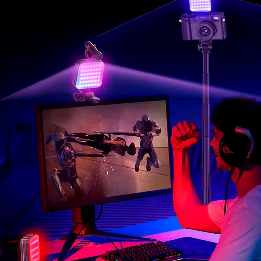 پنل نور RGB مدل D12s