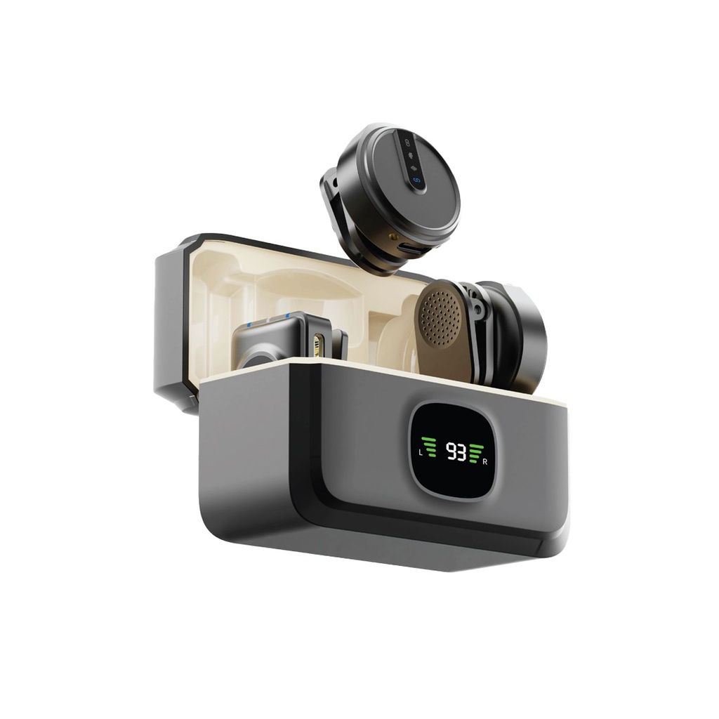 میکروفون یقه‌ ای 2 فرستنده وایرلس گرین لاین Green Lion GLM-Wireless Mic Lite