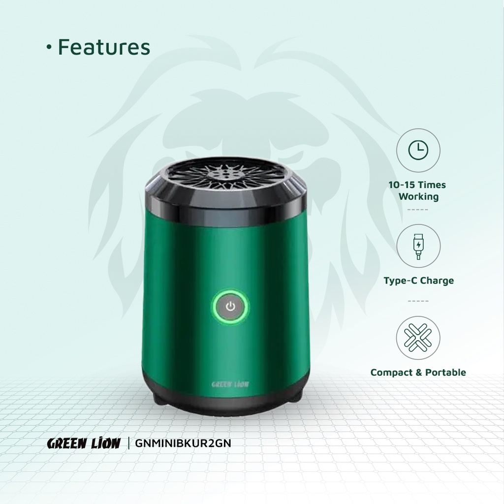 دستگاه بخور عود گرین لاین Green Lion Mini Bakhour 2 GNMINIBKUR2BK