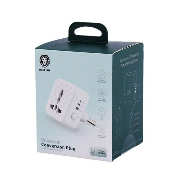 تبدیل برق تایمردار گرین لاین مدل Universal Conversion Plug