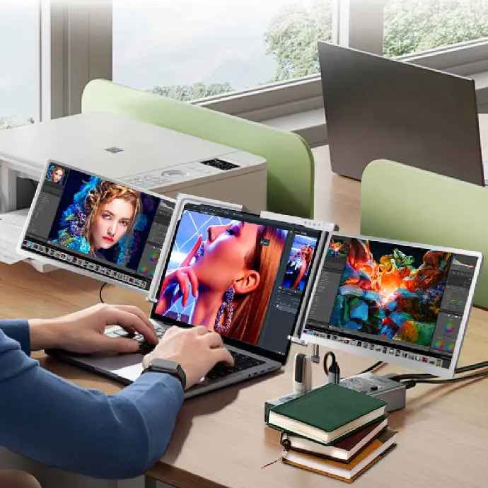 مانیتور قابل حمل دوگانه پاورولوژی مدل PDSLM13