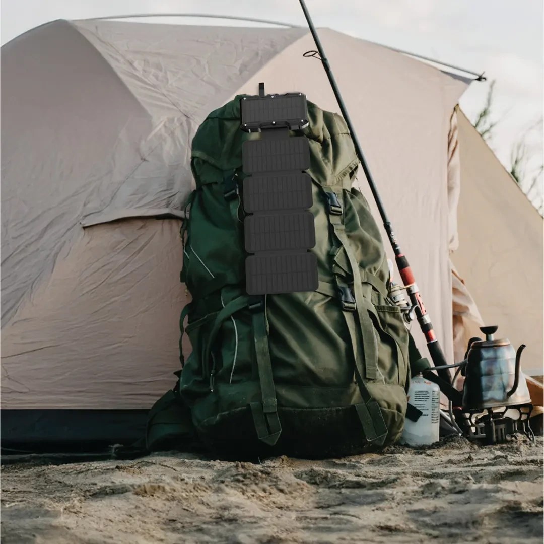 پاوربانک خورشیدی گرین لاین 20 هزار آمپر مدل Solar 5-Panel GL-PX27