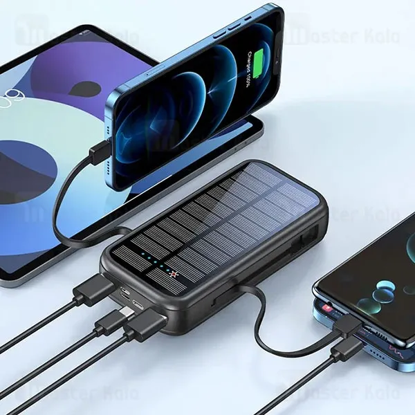 پاوربانک 20 هزار پنل خورشیدی گرین لاین مدل PD20W Solar2