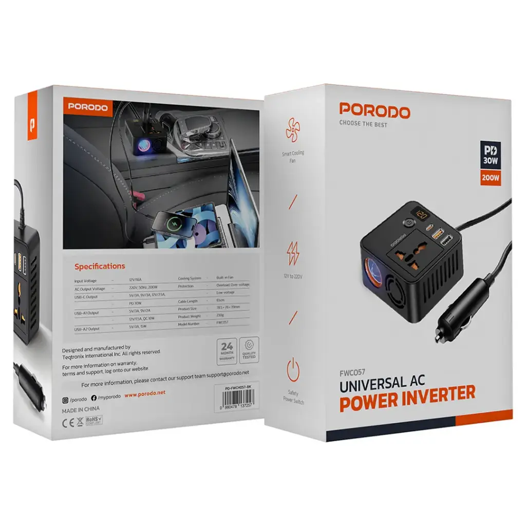 اینورتر خودرو پرودو مدل Power Inverter PD-FWCH057