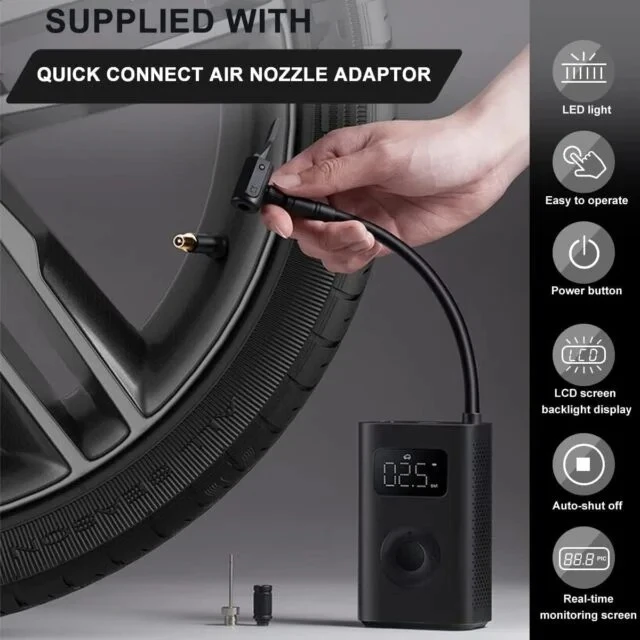 کمپرسور هوا شیائومی مدل Xiaomi Air Compressor 2 MJCQB06QW (اورجینال تضمینی)