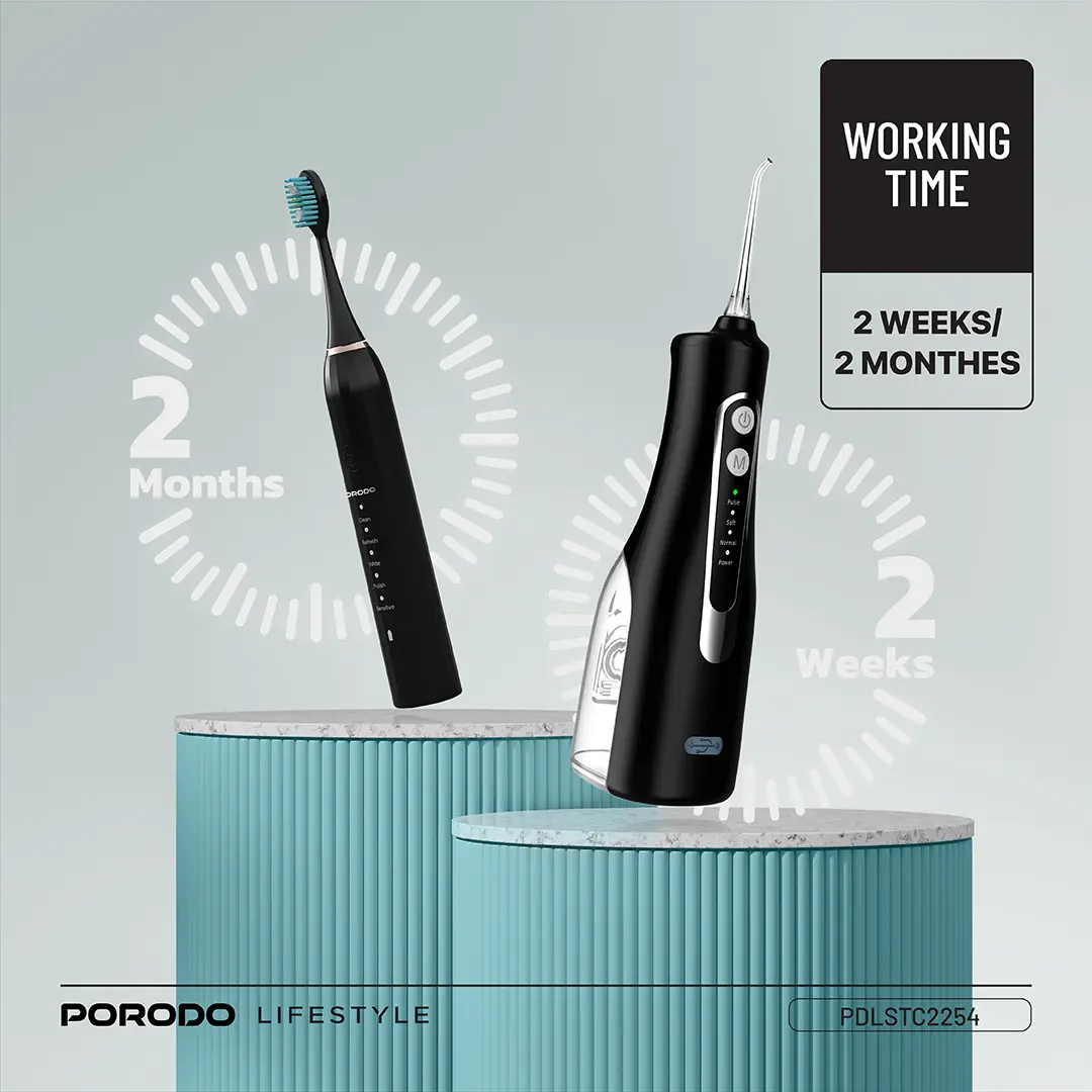 ست دهانشو و مسواک برقی پرودو مدل Ultimate Oral Care Duo PDLSTC2254