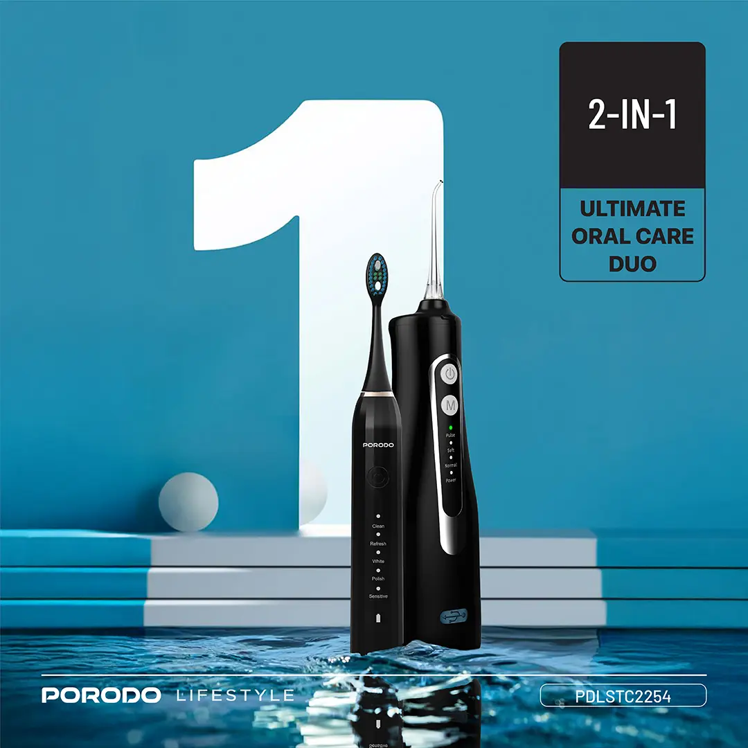 ست دهانشو و مسواک برقی پرودو مدل Ultimate Oral Care Duo PDLSTC2254