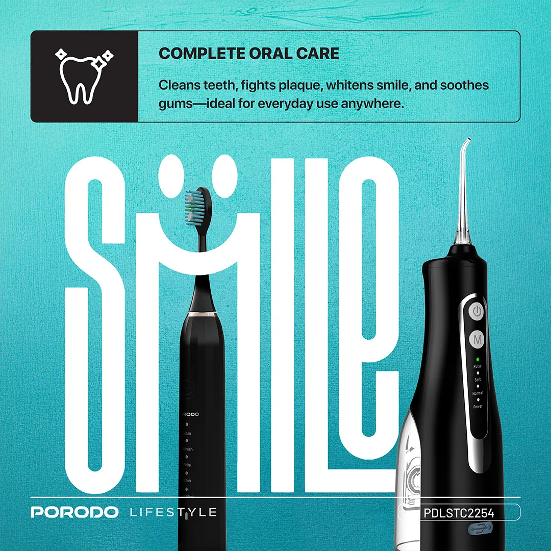 ست دهانشو و مسواک برقی پرودو مدل Ultimate Oral Care Duo PDLSTC2254