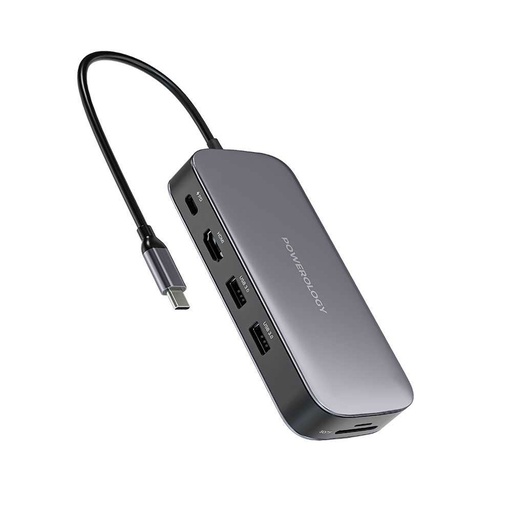 هاب تایپ سی و هارد اکسترنال 256 گیگابایت پاورولوژی