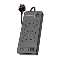 چندراهی برق پاورولوژی با 6 پورت و توان 2990 وات