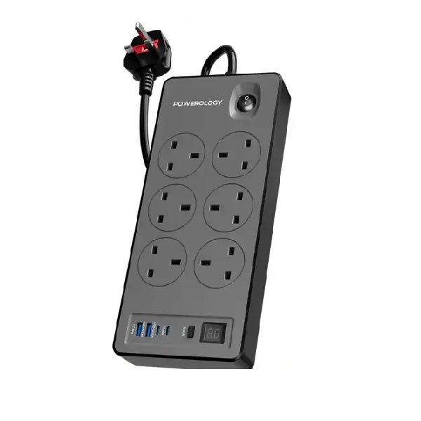چندراهی برق پاورولوژی با 6 پورت و توان 2990 وات