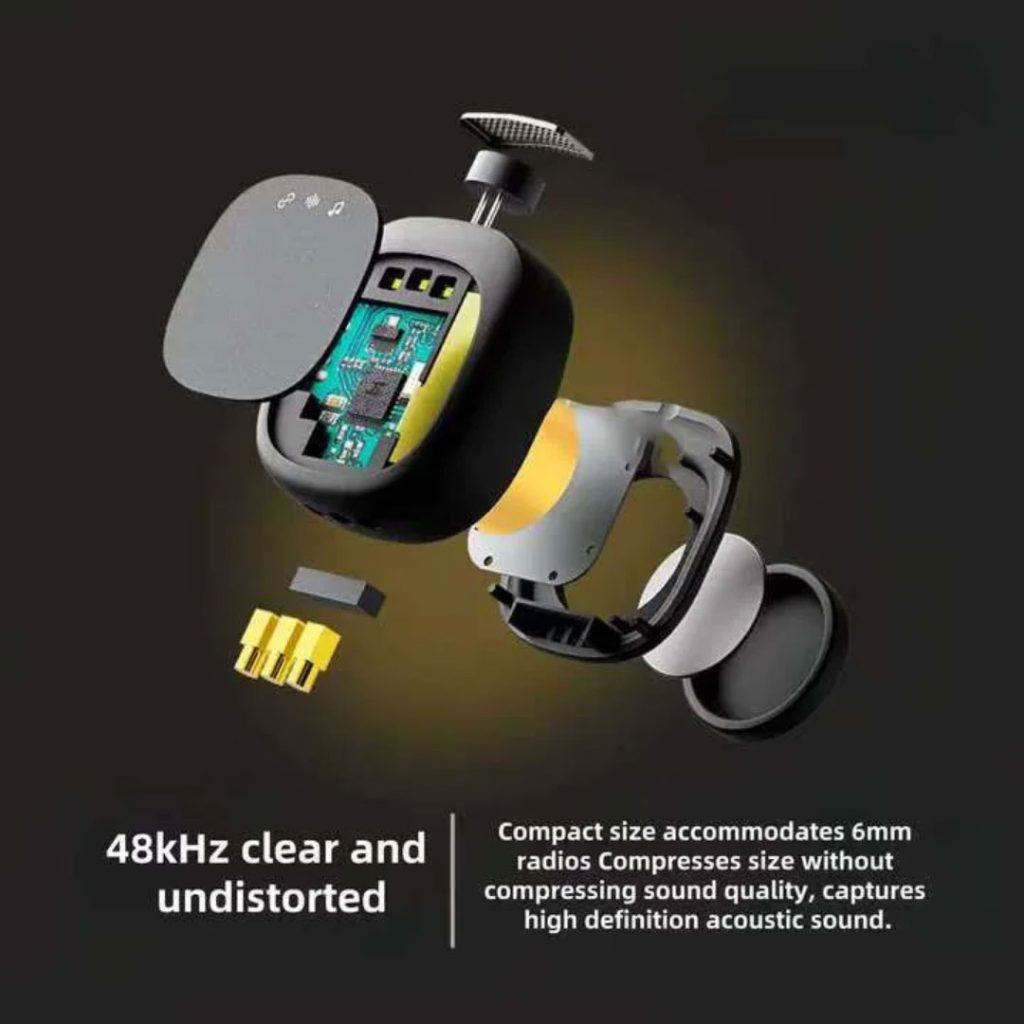 Wireless Microphone Sx27 میکروفن یقه‌ای دو کاربره بی‌سیم مدل