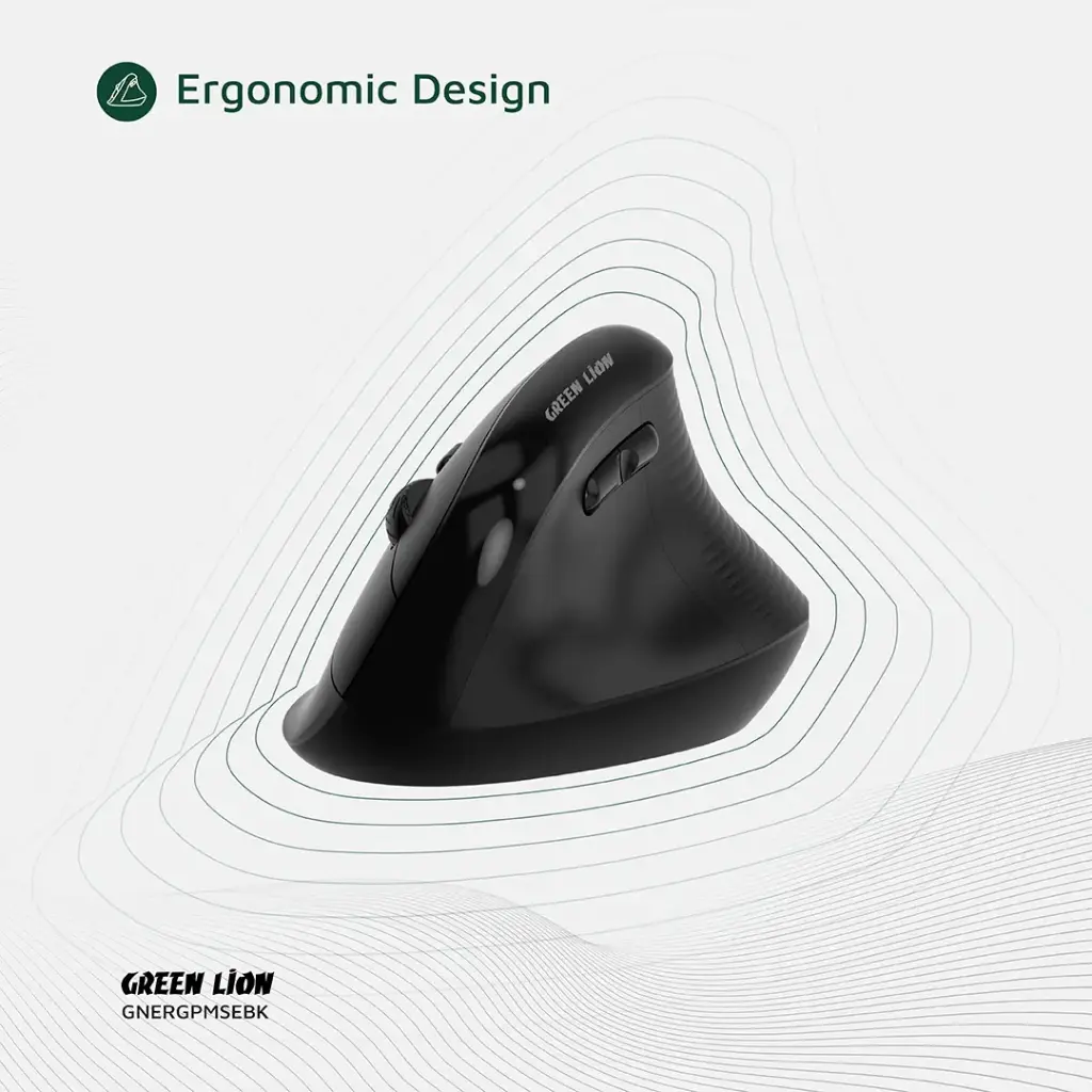 موس ورتیکال شارژی بیسیم گرین لاین مدل Ergo Grip