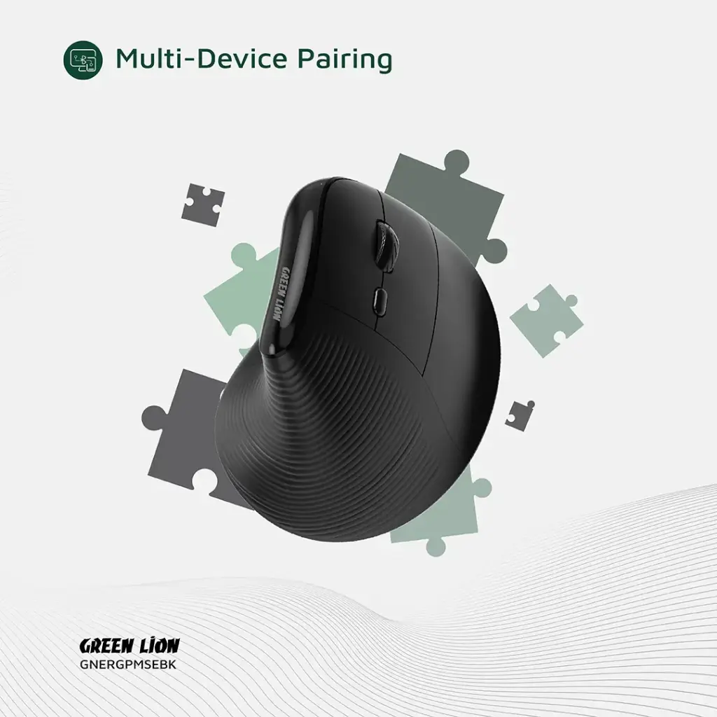موس ورتیکال شارژی بیسیم گرین لاین مدل Ergo Grip