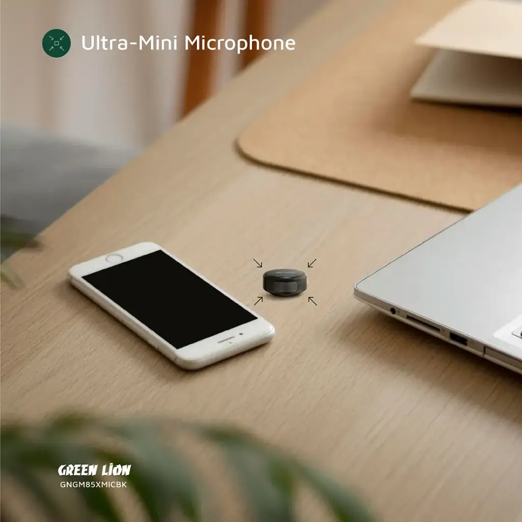 میکروفن بی سیم گرین لاین مدل GM-85X با درگاه‌های اتصال USB C