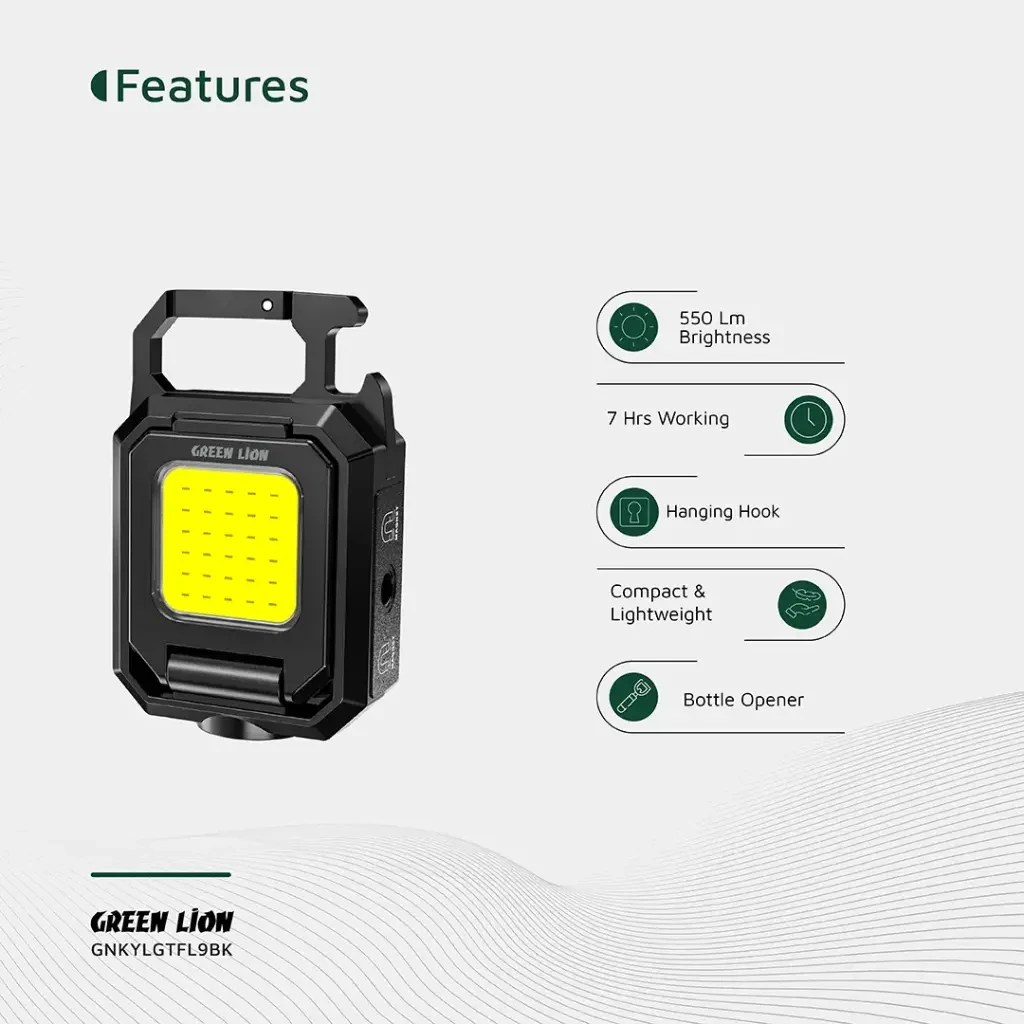 چراغ قوه گرین لاین مدل keychain Light