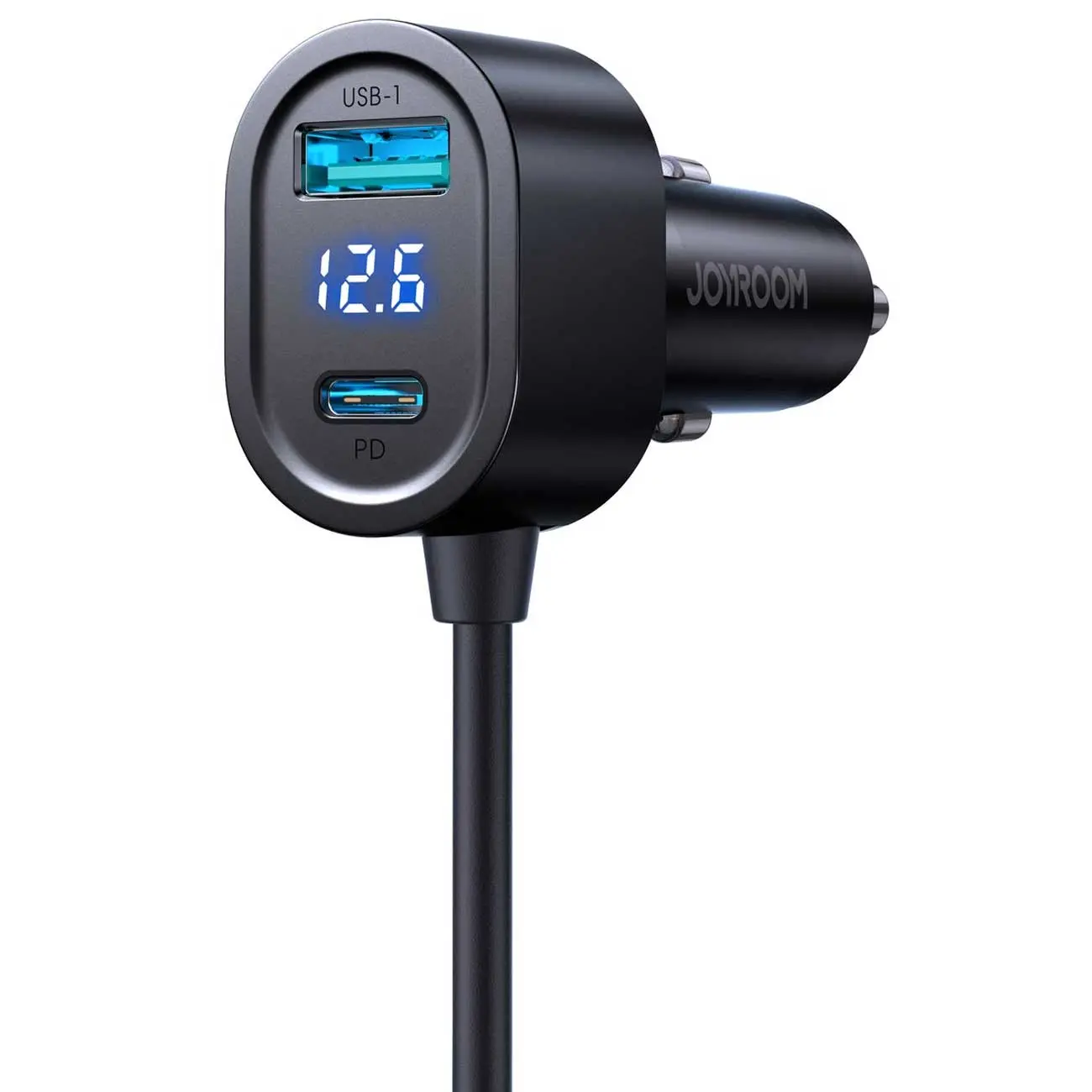 شارژر فندکی فست شارژ ماشین 179 وات تایپسی و یواسبی جویروم JR-CCL01