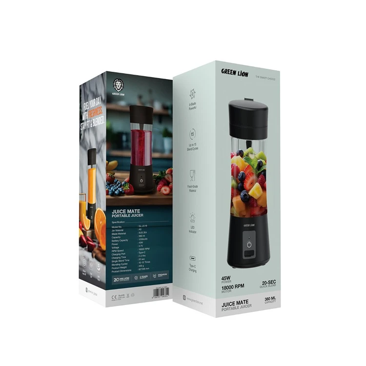 مخلوط کن شارژی گرین لاین مدل Juice Mate