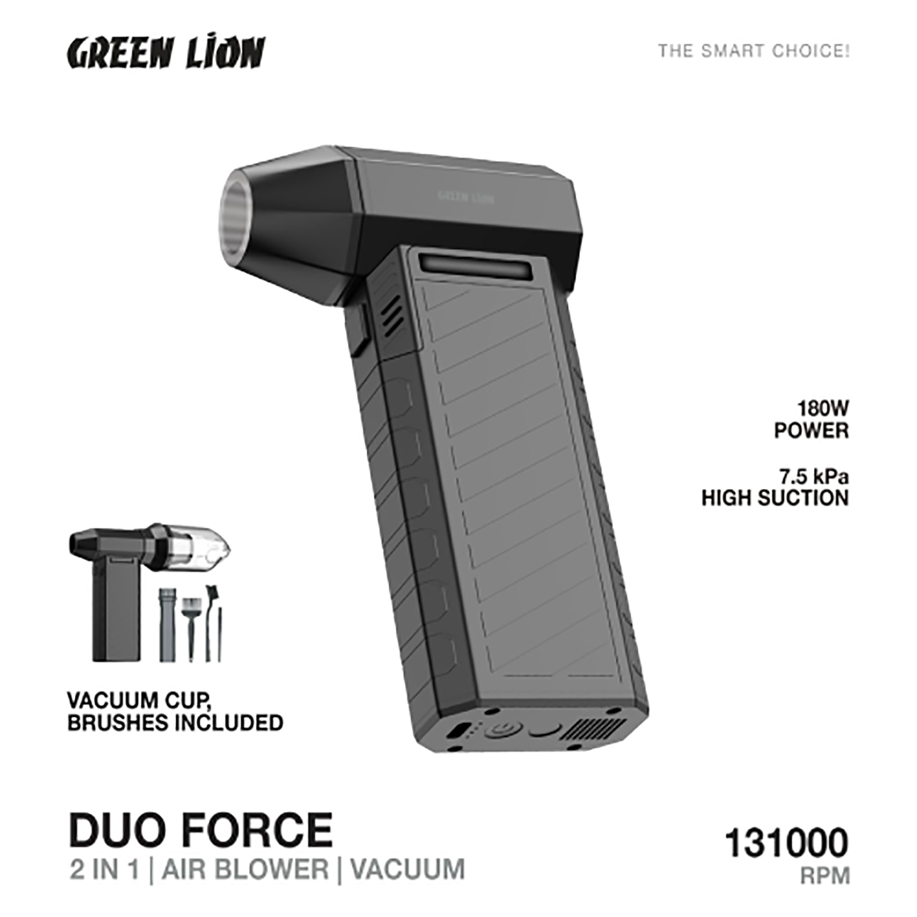 جت فن و جارو شارژِی گرین لاین مدل Duo Force