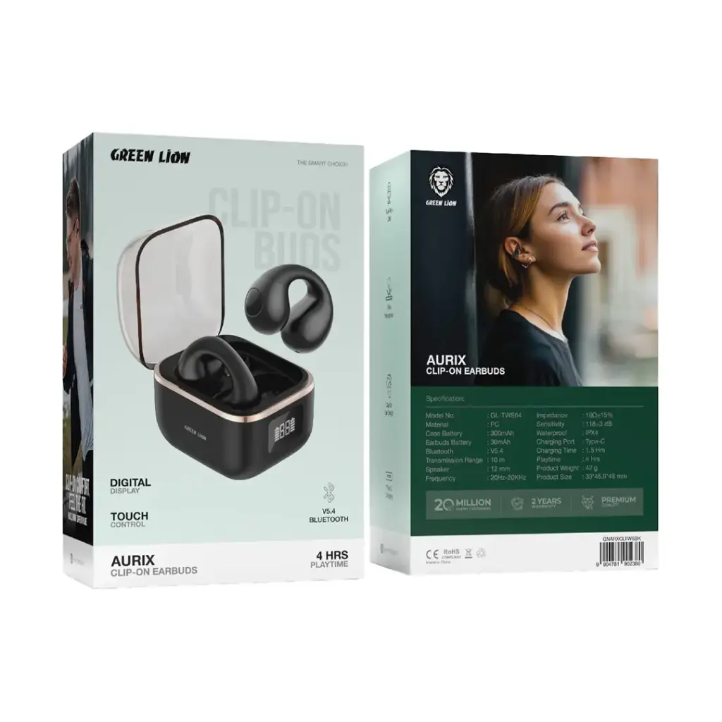 هندزفری القایی گرین لاین مدل Aurix Clip-on Earbuds