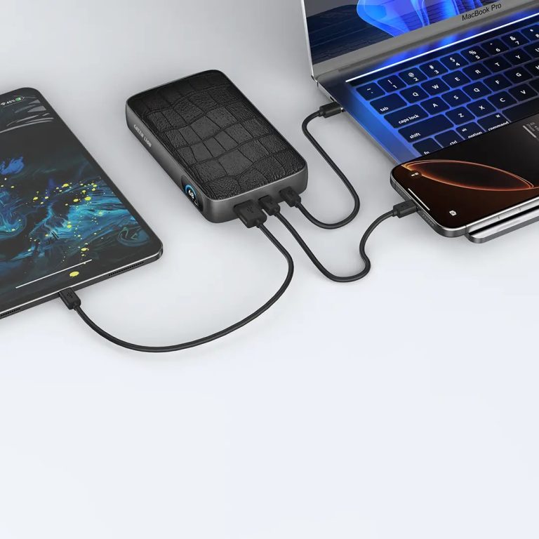 پاوربانک 20000 میلی آمپر 100 وات گرین لاین مدل Valmont 20000mAh