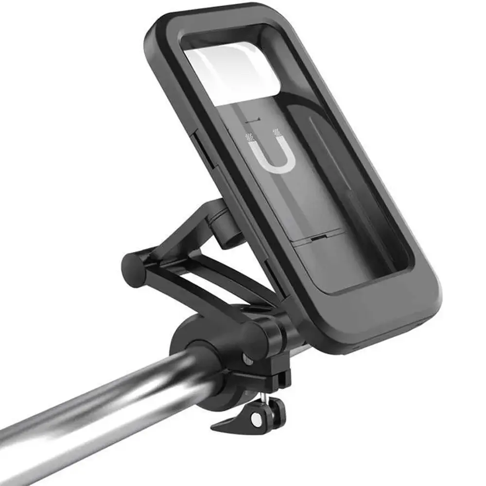 360 Degree Waterproof Bicycle and Motorcycle Holder L-605 - هولدر مگنتی موبایل ضد آب دوچرخه و موتورسیکلت