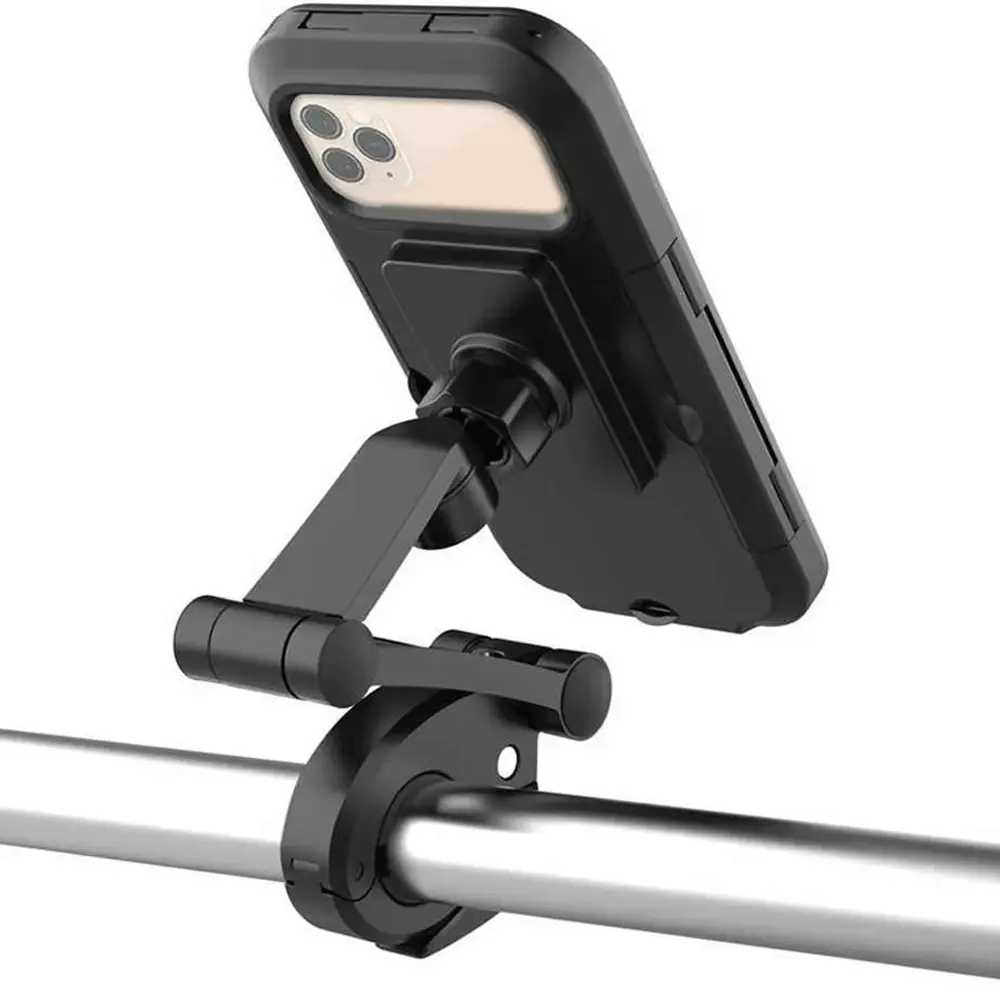 360 Degree Waterproof Bicycle and Motorcycle Holder L-605 - هولدر مگنتی موبایل ضد آب دوچرخه و موتورسیکلت