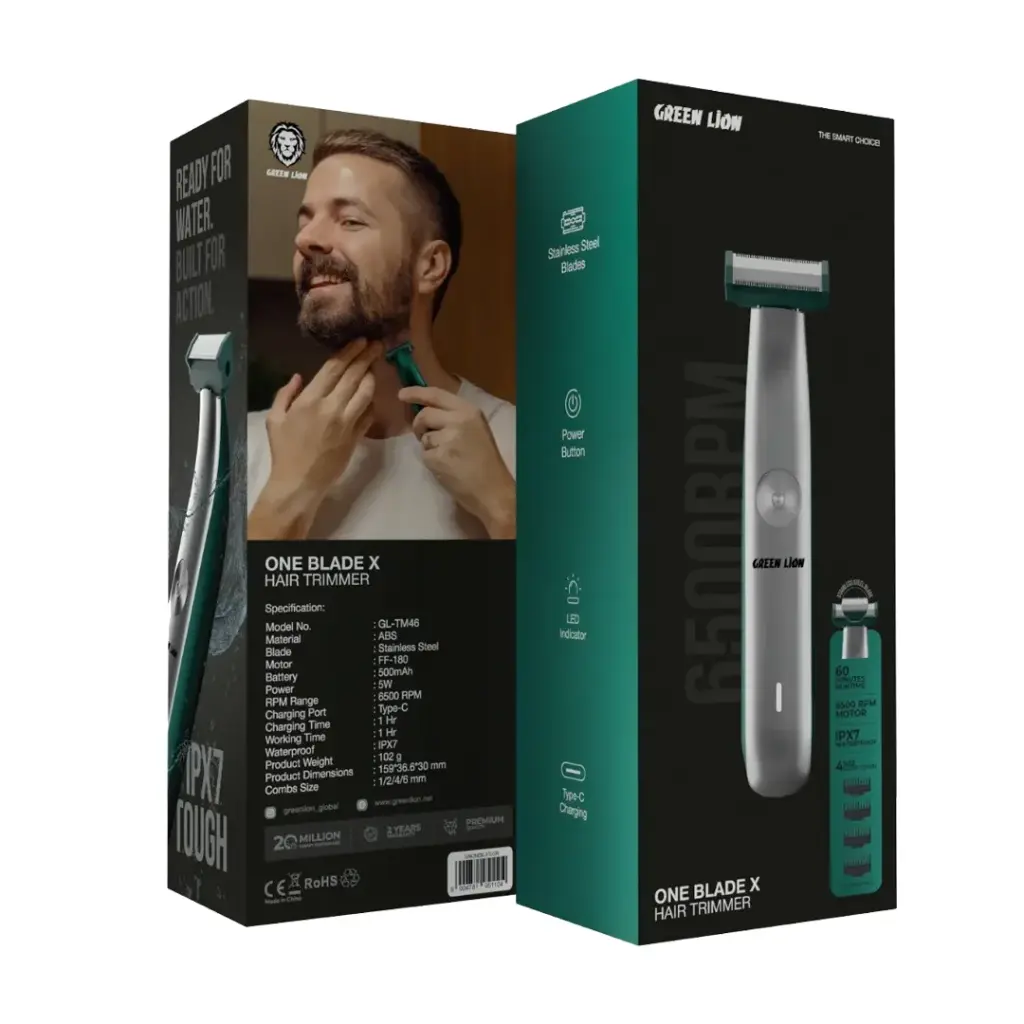 ماشین اصلاح موی صورت گرین لاین مدل One Blade X