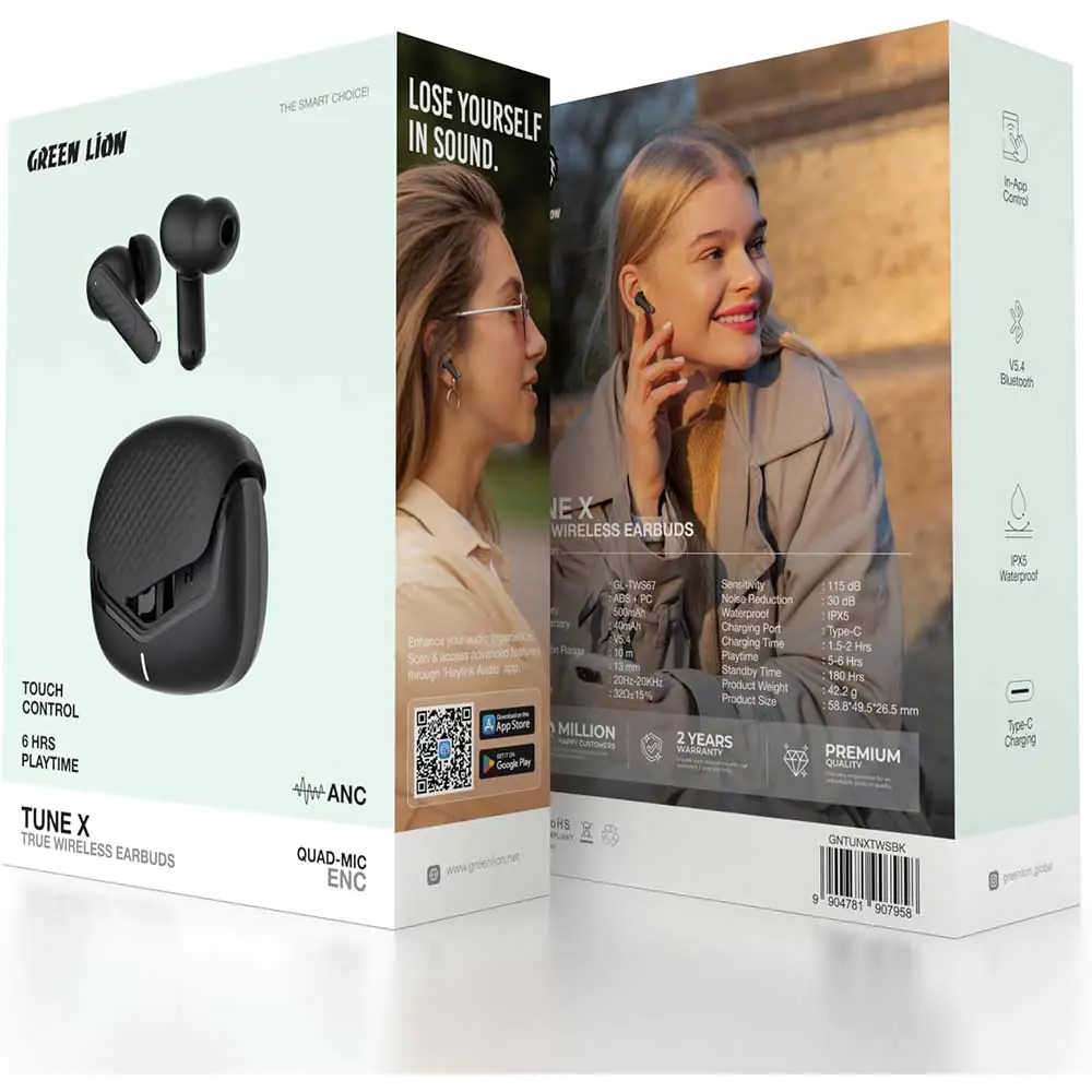 Green Lion Tune X Wireless handsfree - هندزفری بی سیم گرین لاین