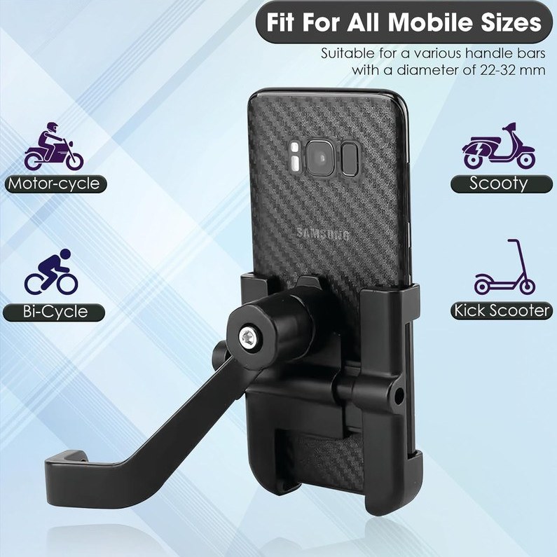 هولدر موبایل آلومینیومی موتور و دوچرخه مدل Cycling Treasure C2