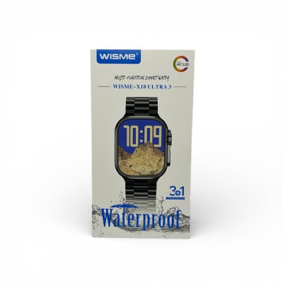 ساعت هوشمند ویسمی مدل WISME-X18 ULTRA 3 با نمایشگر سوپر آمولد