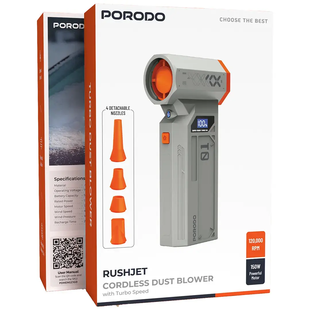 جت فن پرودو راشجت (Porodo RUSHJET) با سرعت توربو 120 هزار دور در دقیقه