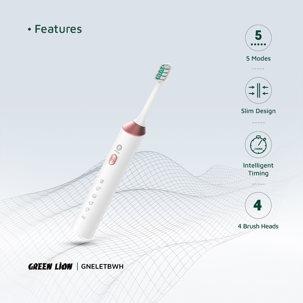 مسواک برقی گرین لاین Green Lion Electric Toothbrush