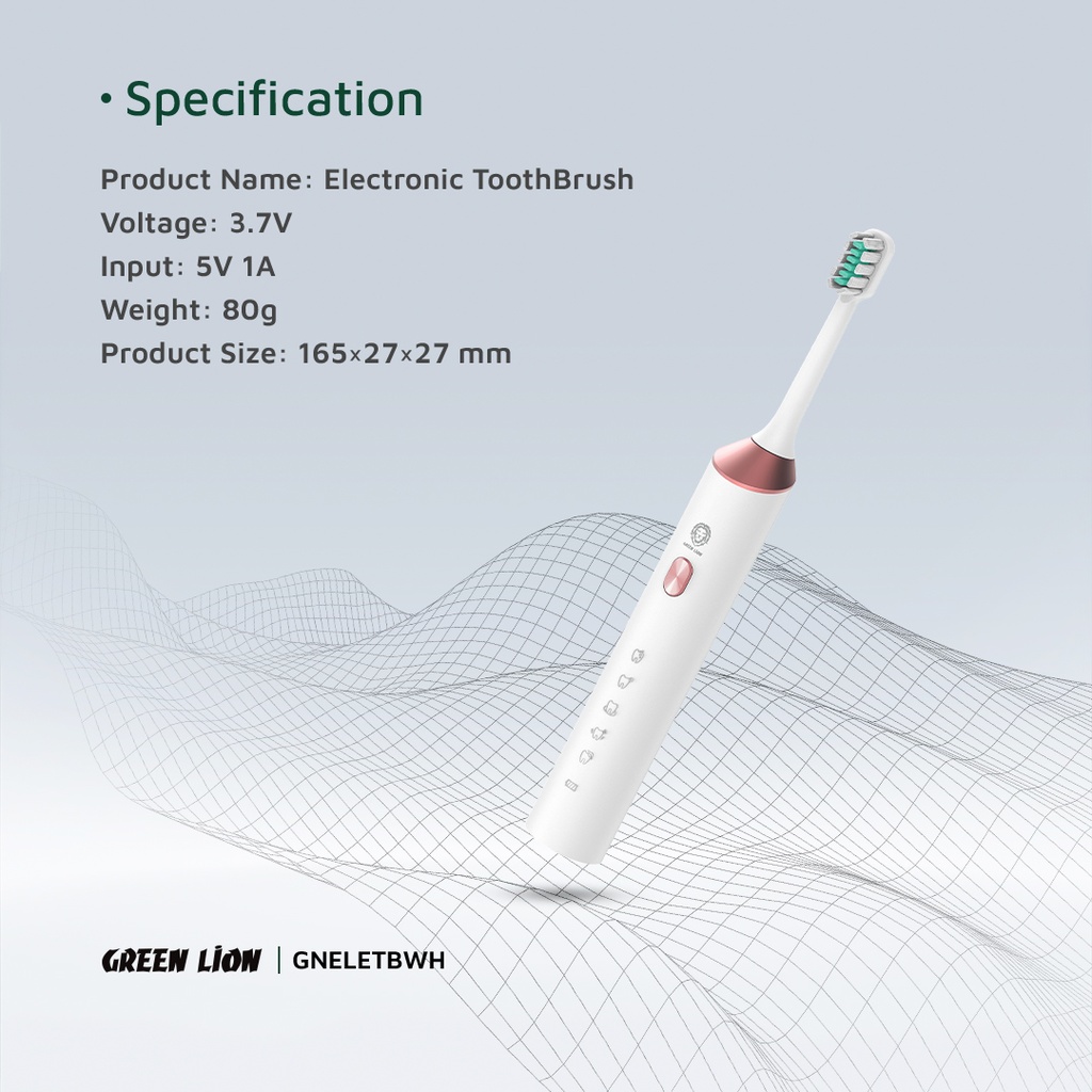 مسواک برقی گرین لاین Green Lion Electric Toothbrush