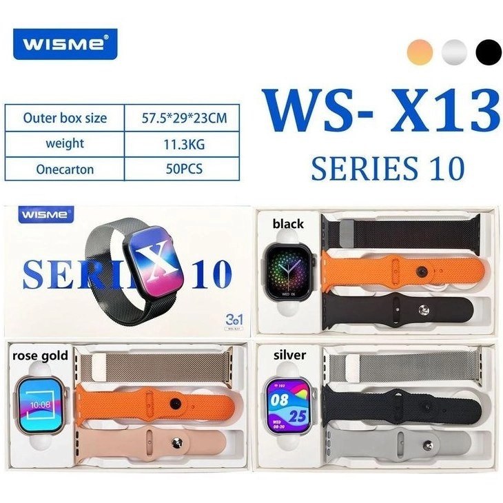 ساعت هوشمند ویسمی مدل WISME WS-X13