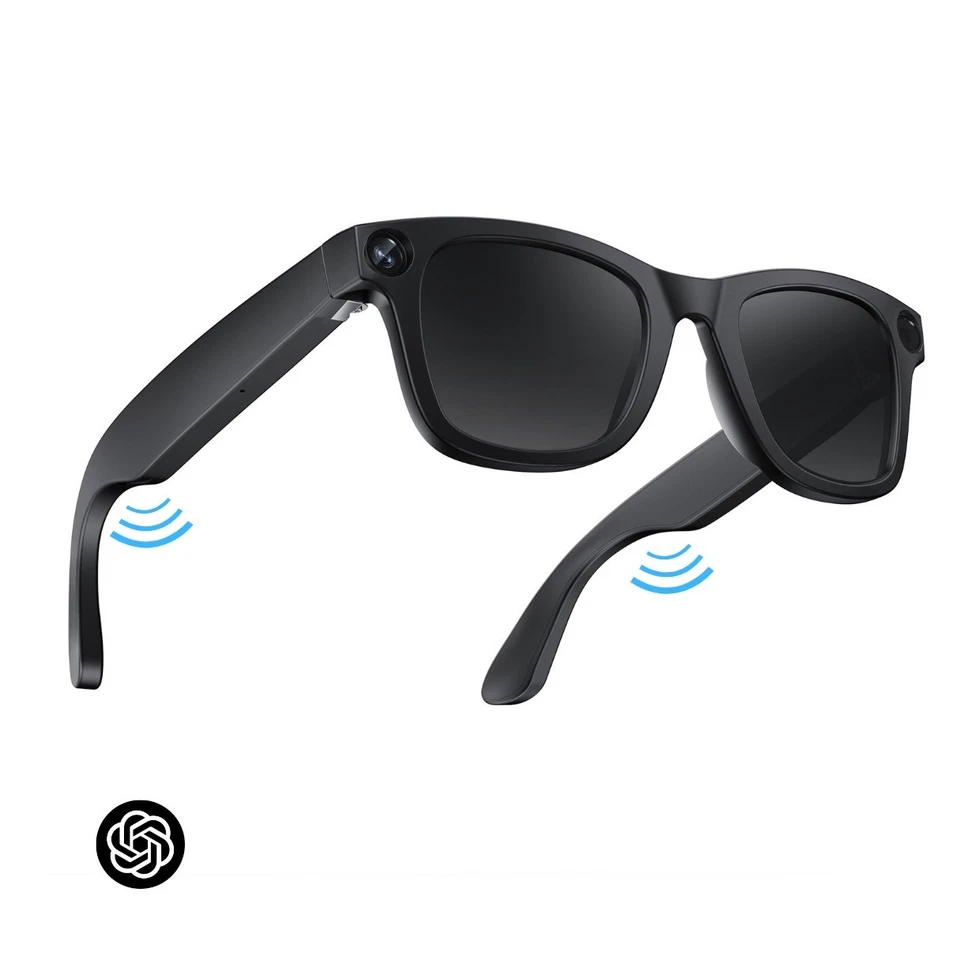 عینک هوشمند دوربین دار مدل AIMB G1 Smart Camera Glasses مجهز به هوش مصنوعی