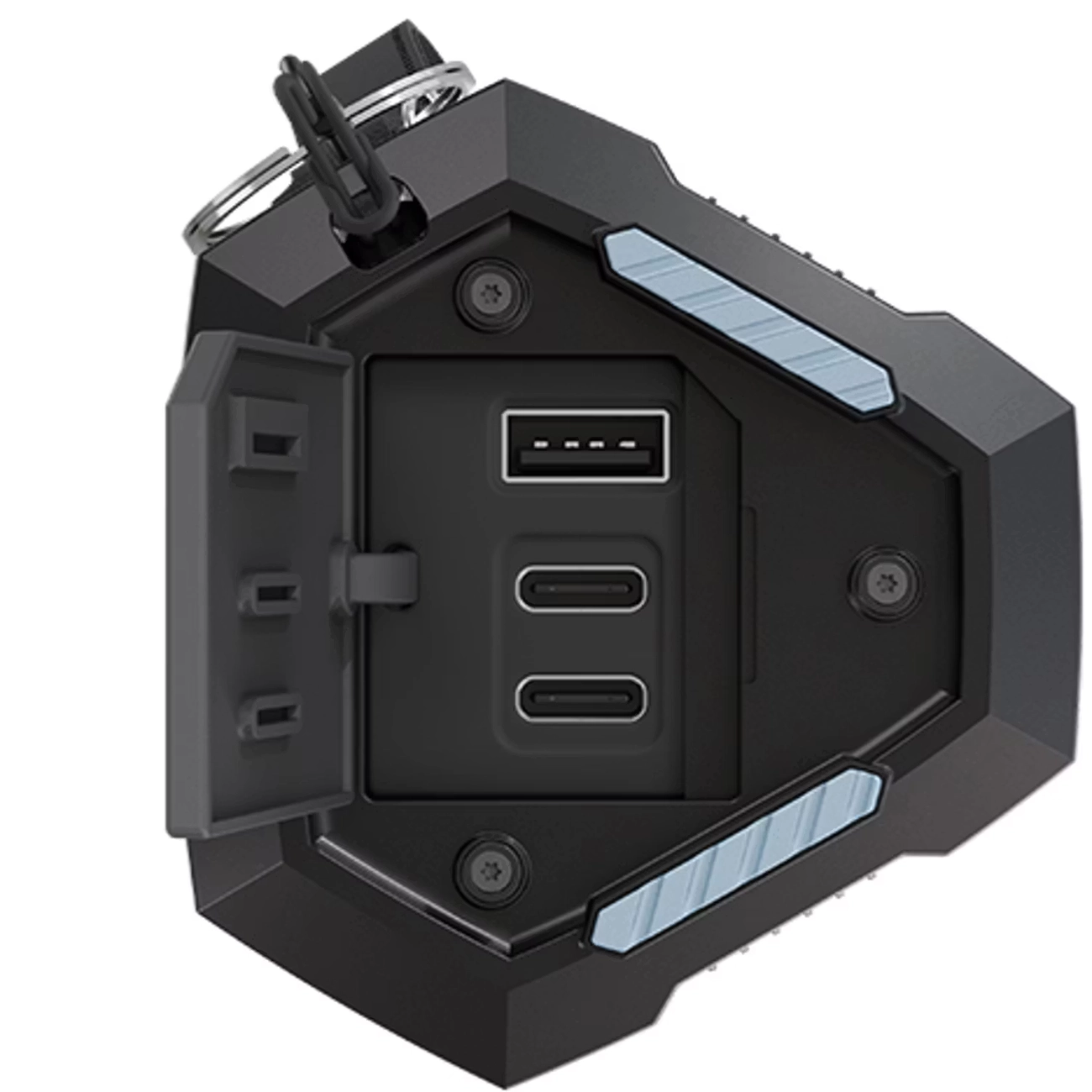 پاوربانک 20000 پاورولوژی مدل Powerology PPBCHA91BK با توان خروجی 100W و چراغ قوه