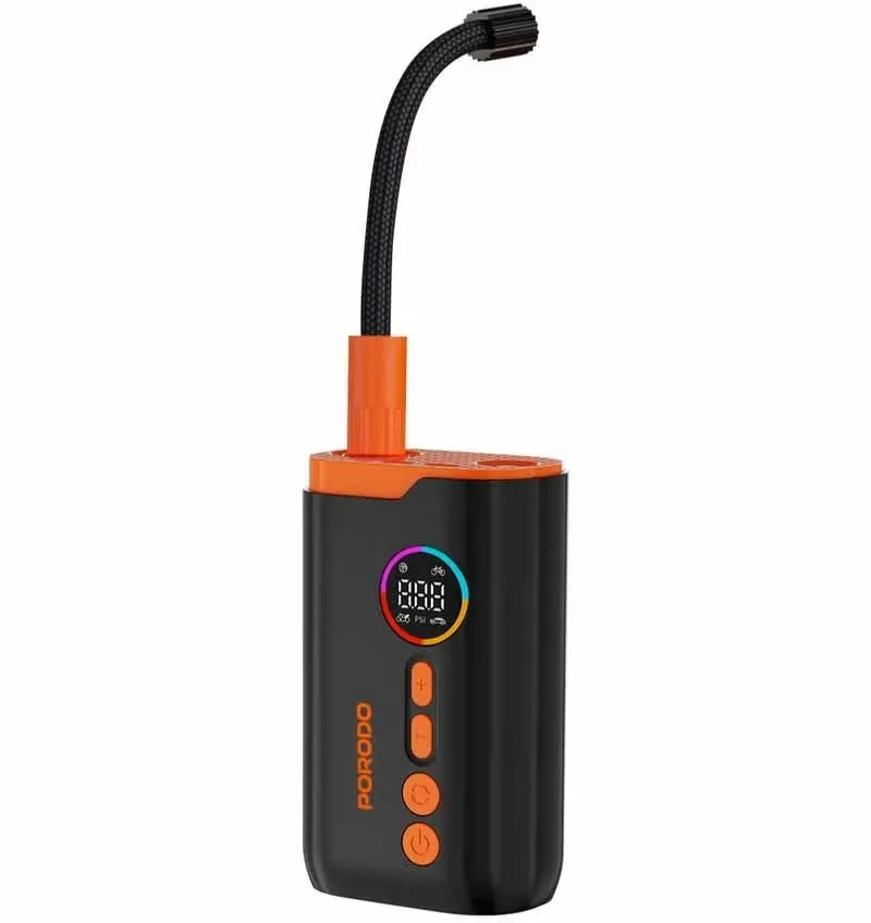 پمپ باد شارژی پرودو مدل Porodo Electric Air Inflator PDLFST181